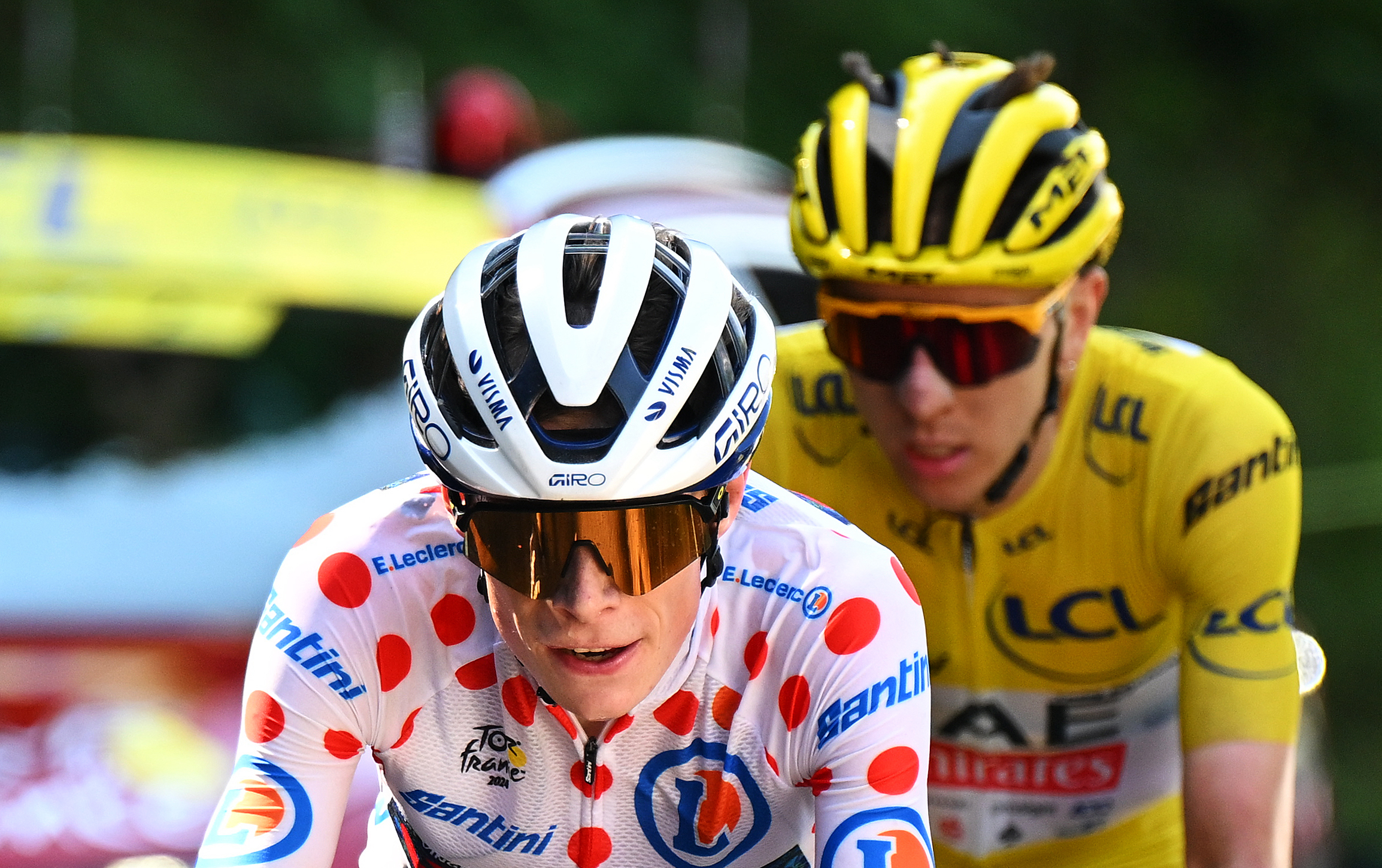 Jonas Vingegaard y Tadej Pogacar volvieron a enfrentarse en el Tour de Francia 2024