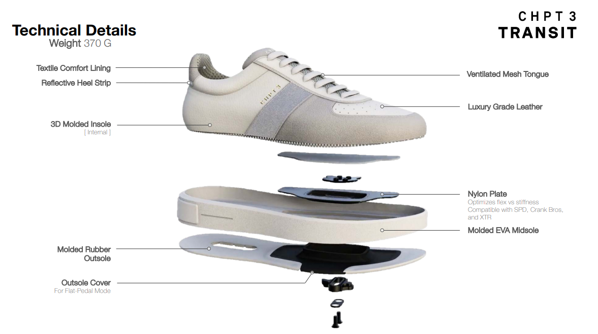 Zapatillas de ciclismo CHPT3 Transit