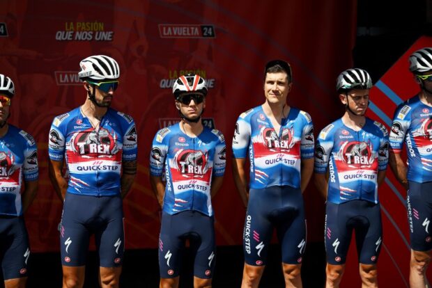 El Soudal-QuickStep se ve obligado a utilizar el autobús del Burgos-BH para varias etapas tras una avería en la Vuelta a España