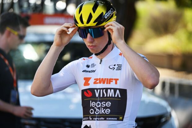 'Sabía que era rápido pero me sorprende' - Matthew Brennan no debe tirar la toalla mientras el Tour Down Under avanza