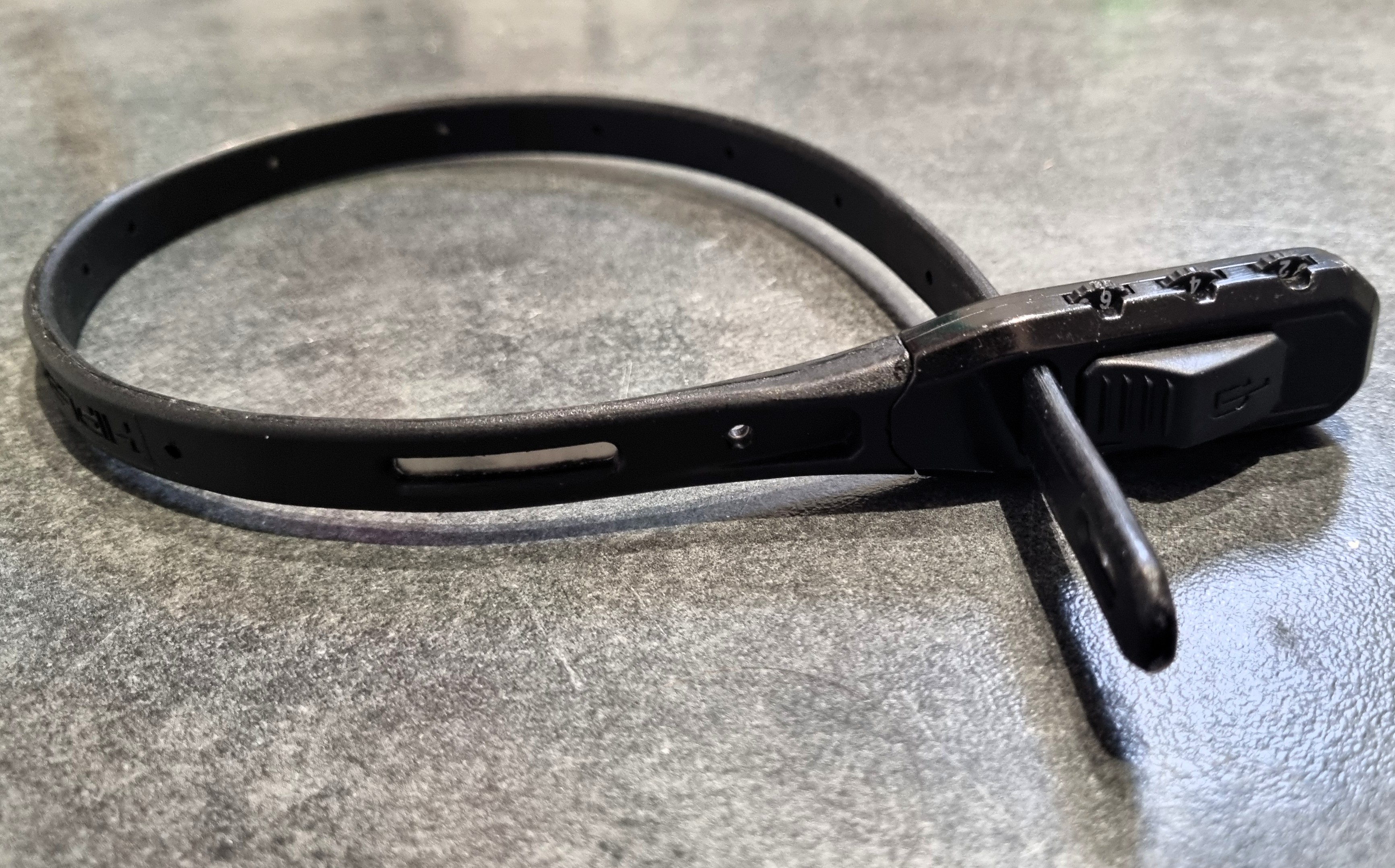 Detalles de cerca del combo Hiplok Z Lok