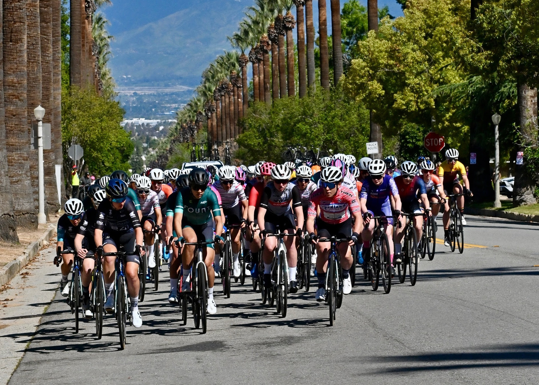 Redlands Bicycle Classic Women's Pro Peloton en la etapa 5