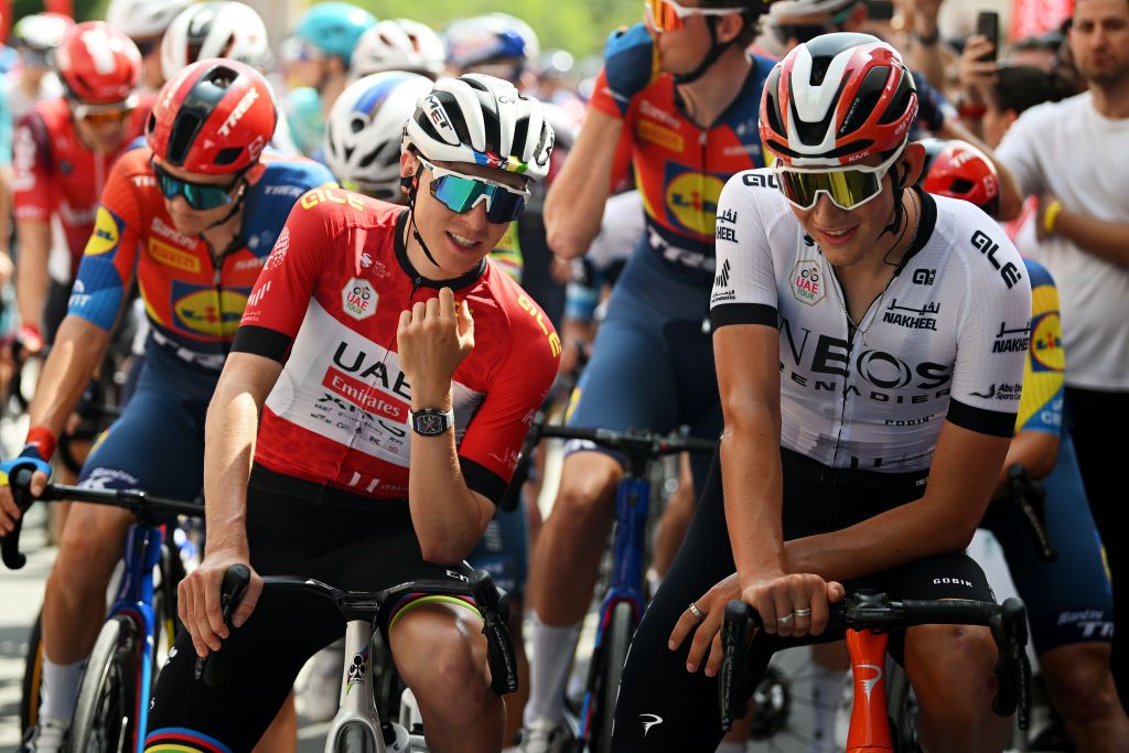 'Espero poder entregar' - Tadej Pogačar parece un comienzo perfecto para la temporada con Jebel Hafeet Victory en los EAU Tour