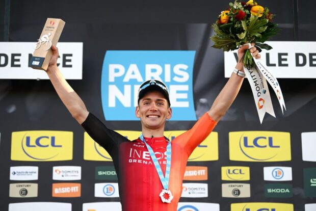 'Quiero dedicar esta victoria a Gino Mäder'-Magnus Sheffield toma una victoria emocional en la primera etapa de WorldTour en París-Nice como Compatriot Jorgenson Seals GC