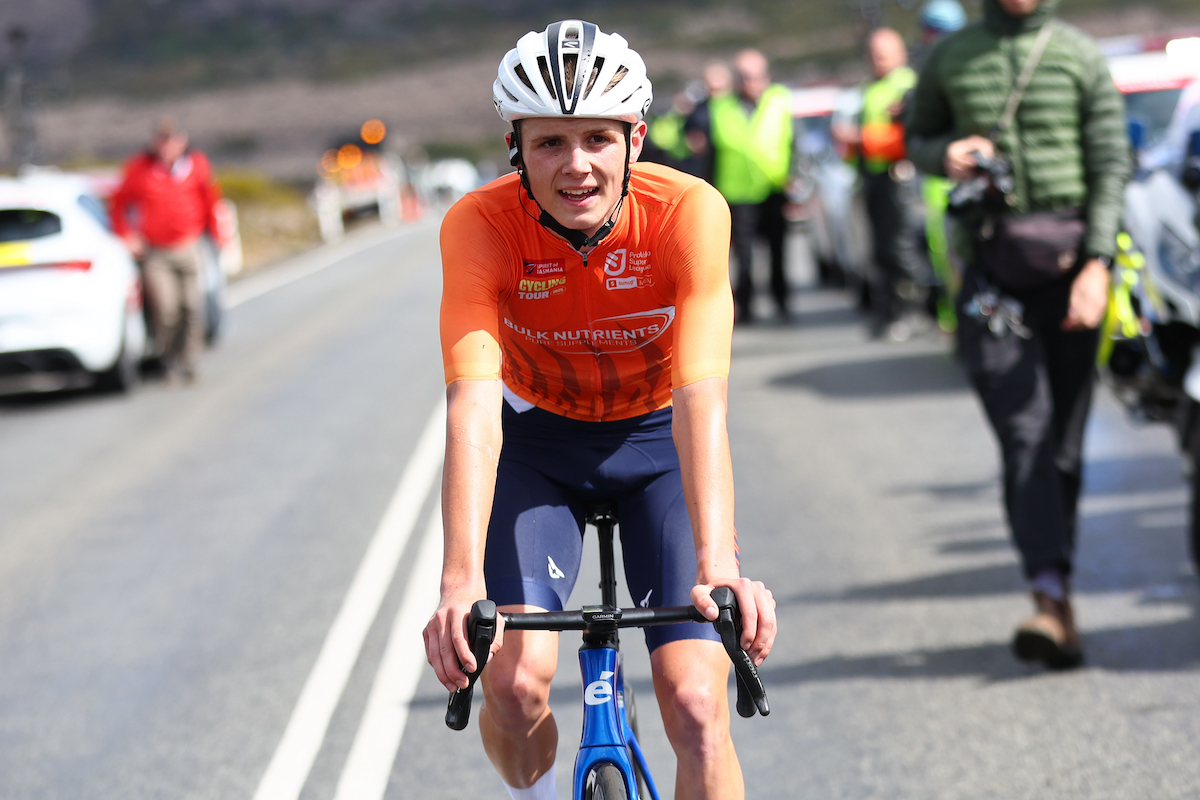 Jack Ward (Team Brennan P/ B/ TP 32) en la gira de Tasmania, la tercera ronda del Provelo Super League 2025