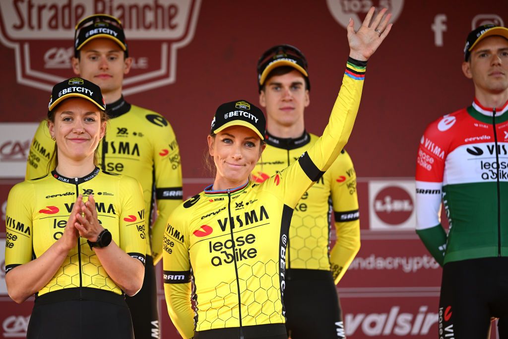 'He entrenado duro para Strade Bianche' - Pauline Ferrand -Prévot dice que los ciclistas de montaña no tienen miedo de correr en grava a alta velocidad