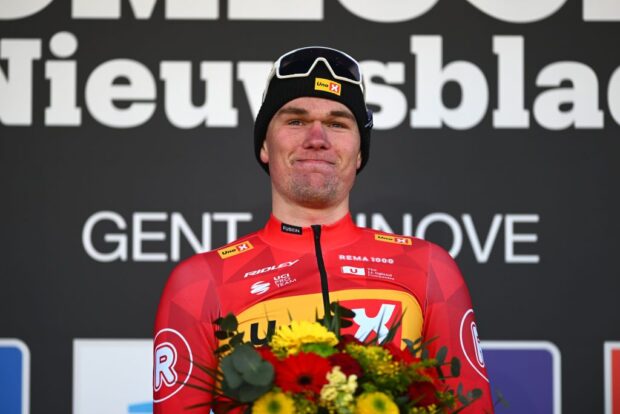 'Un poco surrealista'-Søren Wærenskjold celebra el inesperado triunfo de Omloop después de la adición de último minuto a la alineación