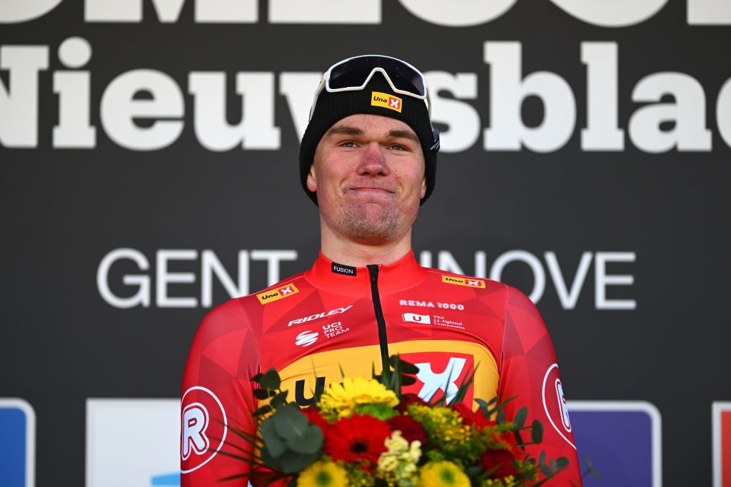 'Un poco surrealista'-Søren Wærenskjold celebra el inesperado triunfo de Omloop después de la adición de último minuto a la alineación
