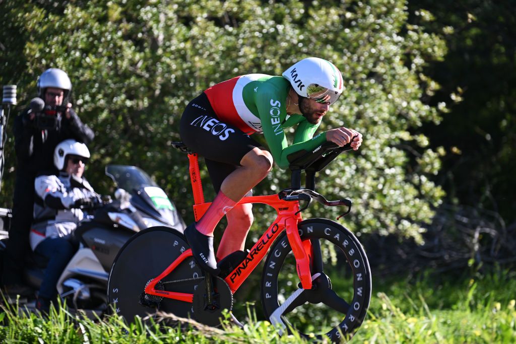 Tirreno-Adriatico 2025 Etapa 1 Tiempos de inicio de la contrarreloj individual