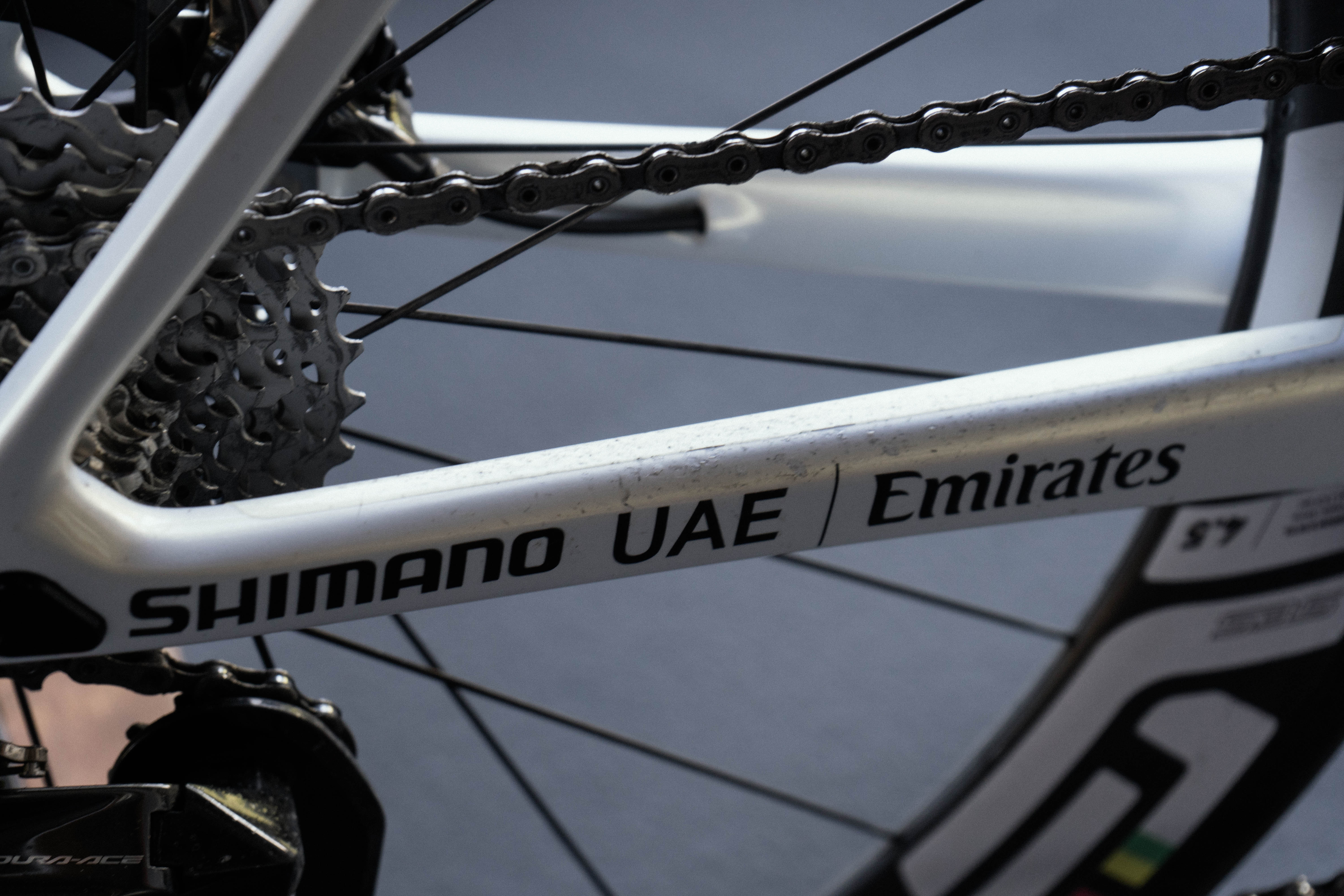 Bicicleta Flandes de Tadej Pogacar