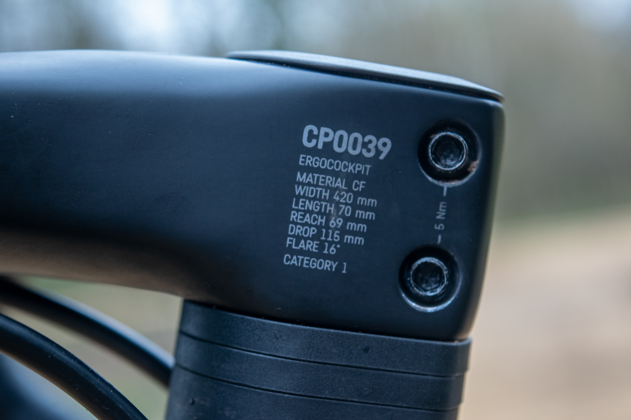 El manillar integrado de Canyon Grail