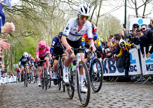 Kopecky during Sunday's Gent-Wevelgem