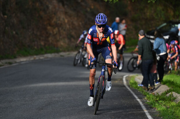 ALTO DA FOIA PORTUGAL FEBRUARY 20 Romain Bardet of France and Team Picnic PostNLcompetes during the 51st Volta ao Algarve em Bicicleta Stage 2 a 1776km stage from Lagoa to Alto da Foia 869m on February 20 2025 in Alto da Foia Portugal Photo by Tim de WaeleGetty Images