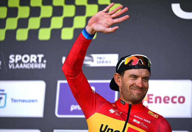 TERNEUZEN BELGIUM APRIL 09 Alexander Kristoff of Norway and Team UnoX Mobility prior to the 113th Scheldeprijs 2025 a 2028km one day race from Terneuzen to Schoten on April 09 2025 in Terneuzen Belgium Photo by Luc ClaessenGetty Images