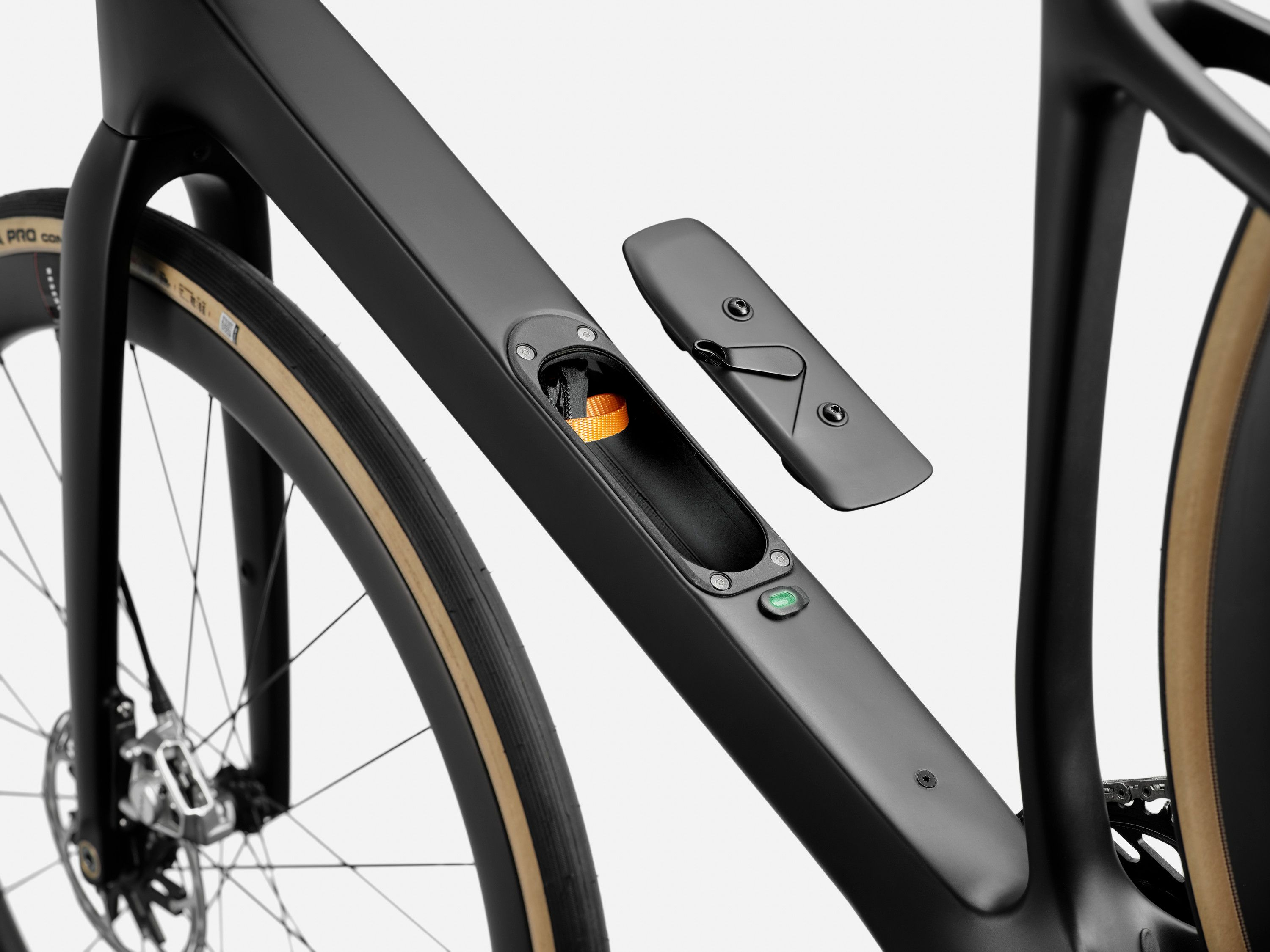Un sistema de almacenamiento de marco de bicicleta de sinapsis de Cannondale
