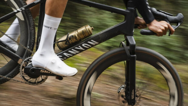 A Canyon Grail with Canyon suspension fork fitted