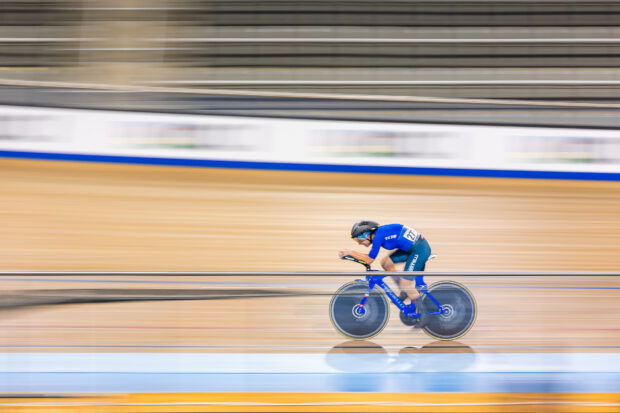 Picture by Alex WhiteheadSWpixcom 13052022 Cycling Tissot UCI Track Nations Cup Round 2 Milton Mattamy National Cycling Centre Milton Canada Italys Vittoria Bussi during the Womens Individual Pursuit qualifying