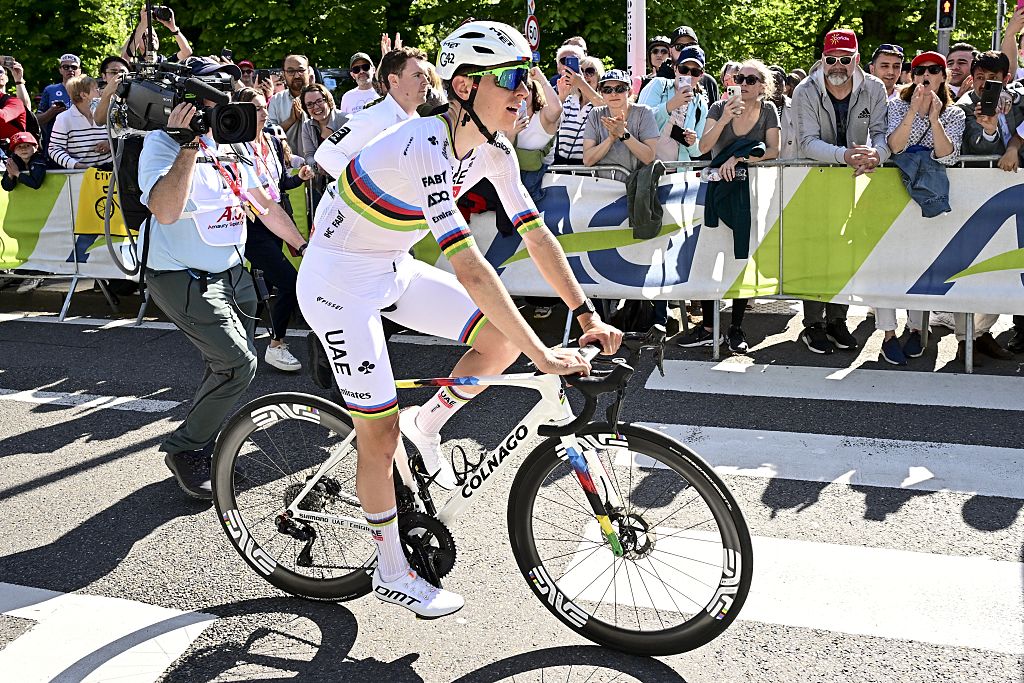 Tadej Pogačar después de ganar la edición 2025 de Liege-Bastegne-Liège