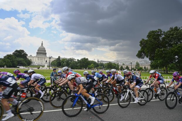 The 2025 Armed Forces Cycling Classic began on Saturday with the Capitol Cup and mid-day rain storm for elite women