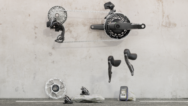 A SRAM Force AXS groupset