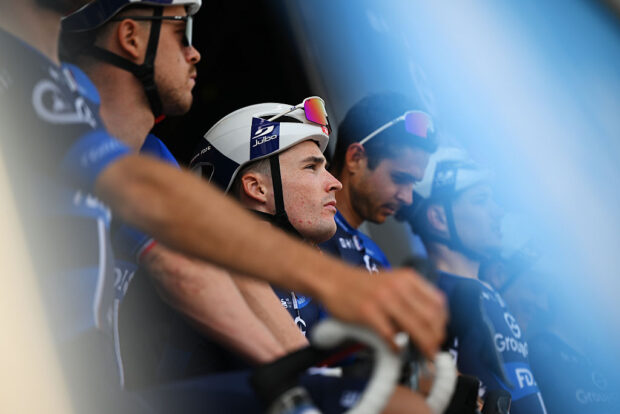 PREMILHAT FRANCE JUNE 09 Paul Penhoet of France and Team Groupama FDJ prior to the 77th Criterium du Dauphine 2025 Stage 2 a 2046km stage from Premilhat to Issoire UCIWT on June 09 2025 in Premilhat France Photo by Dario BelingheriGetty Images