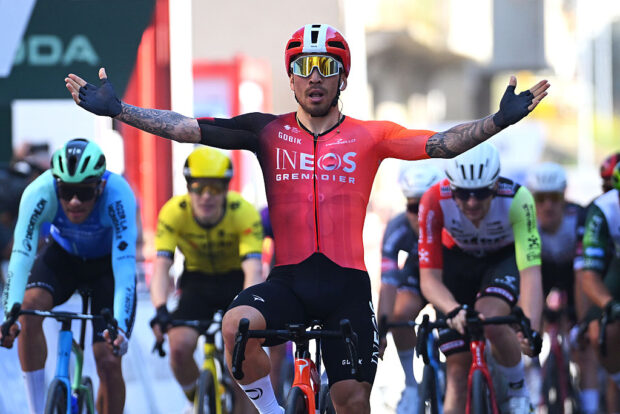 2025 Itzulia Basque Country stage 2: Caleb Ewan celebrates the final victory of his career