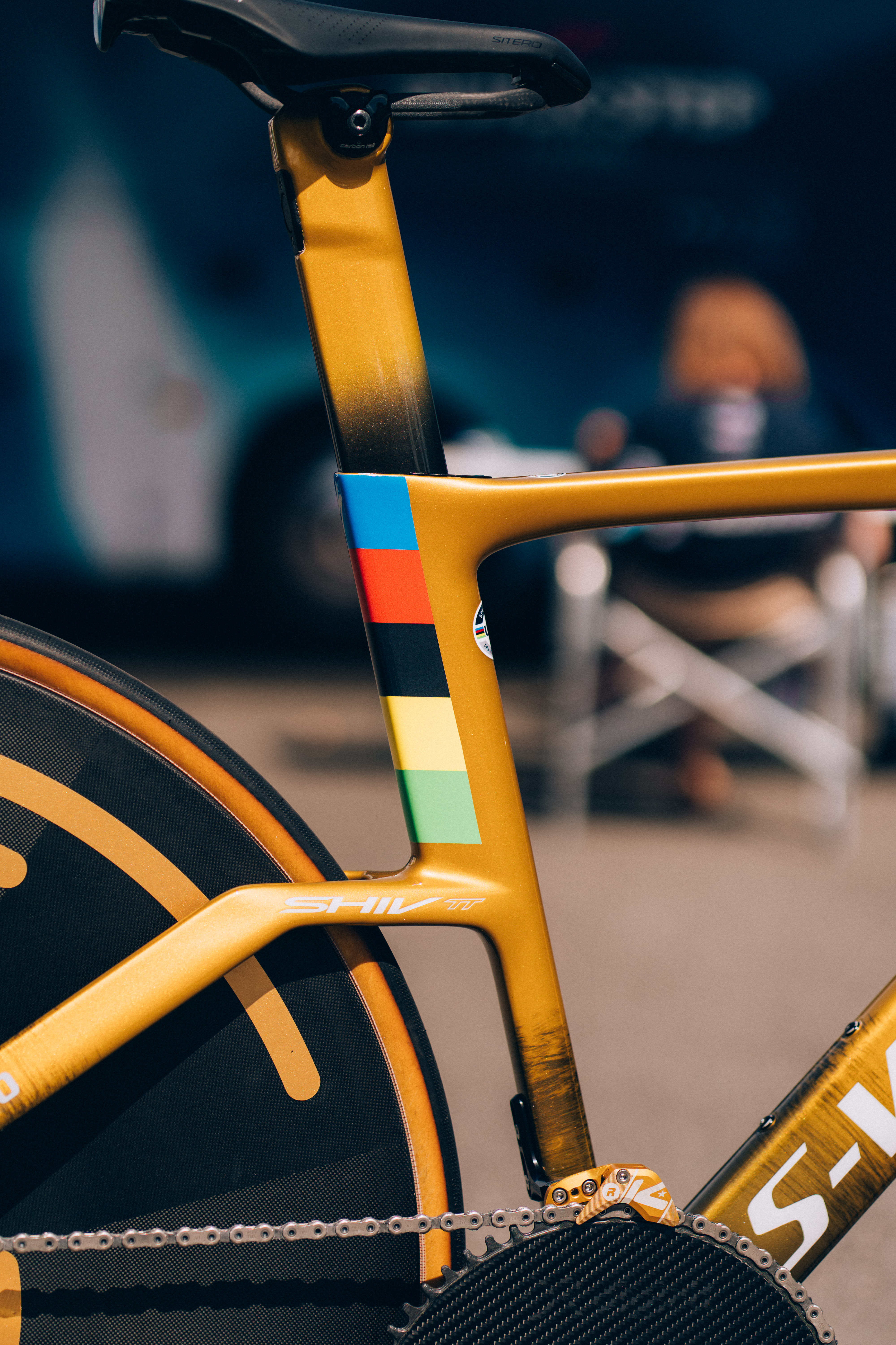 Bicicleta de contrarreloj de Remco Evenepoel