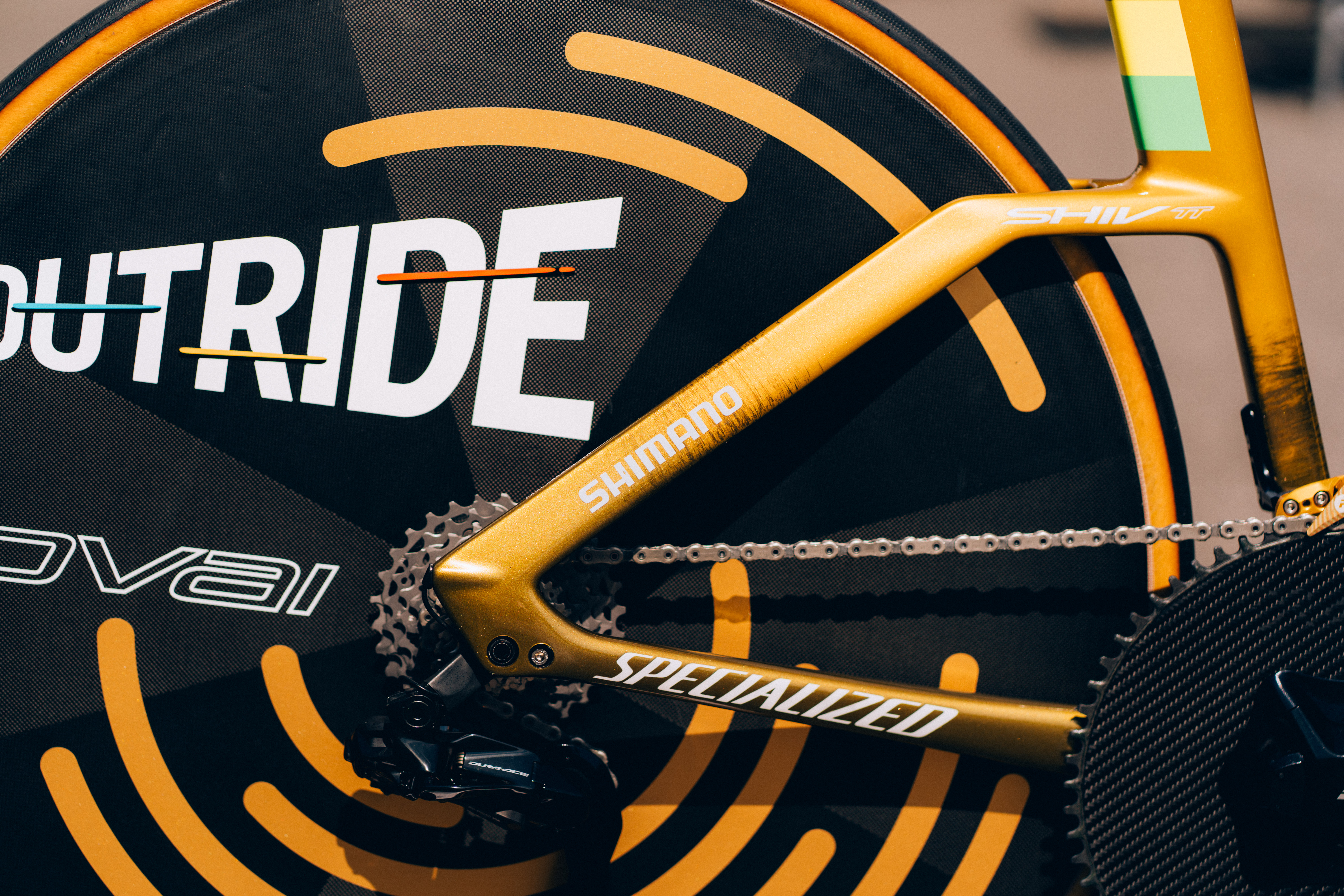 Bicicleta de contrarreloj de Remco Evenepoel