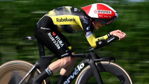 Jonas Vingegaard at the tour de france
