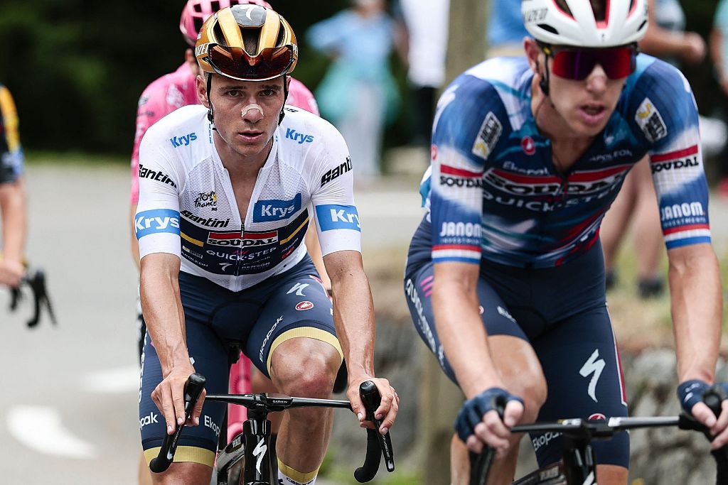 Remco Evenepoel abandona el Tour de Francia en la etapa 14