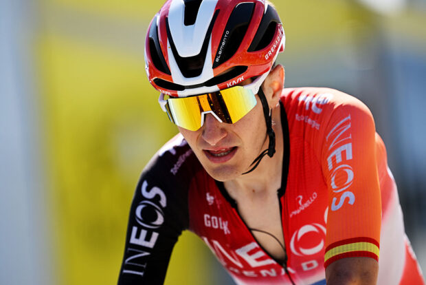 MONT VENTOUX, FRANCE - JULY 22: Carlos Rodriguez of Spain and Team INEOS Grenadiers crosses the finish line during the 112th Tour de France 2025, Stage 16 a 171.5km stage from Montpellier to Mont Ventoux 1902m / #UCIWT / on July 22, 2025 in Mont Ventoux, France. (Photo by Tim de Waele/Getty Images)