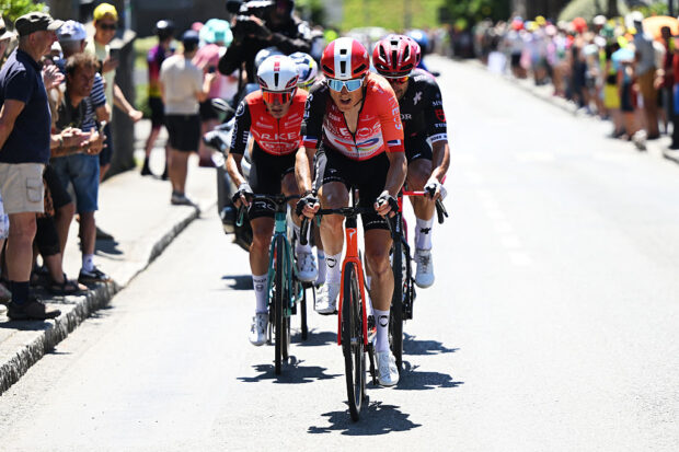 2025 Tour de France stage 7: Geraint Thomas in the break of the day