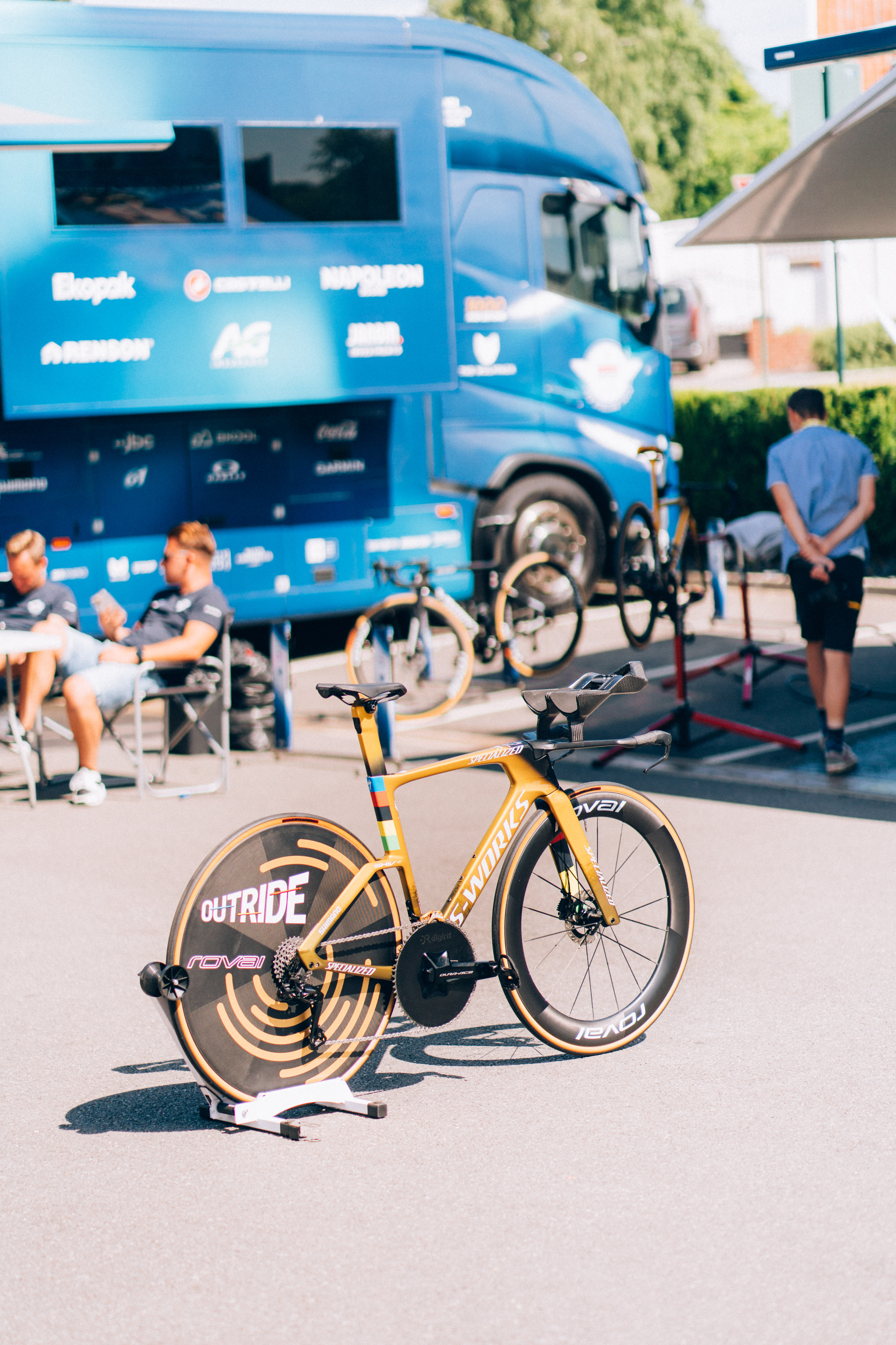 Bicicleta de contrarreloj de Remco Evenepoel