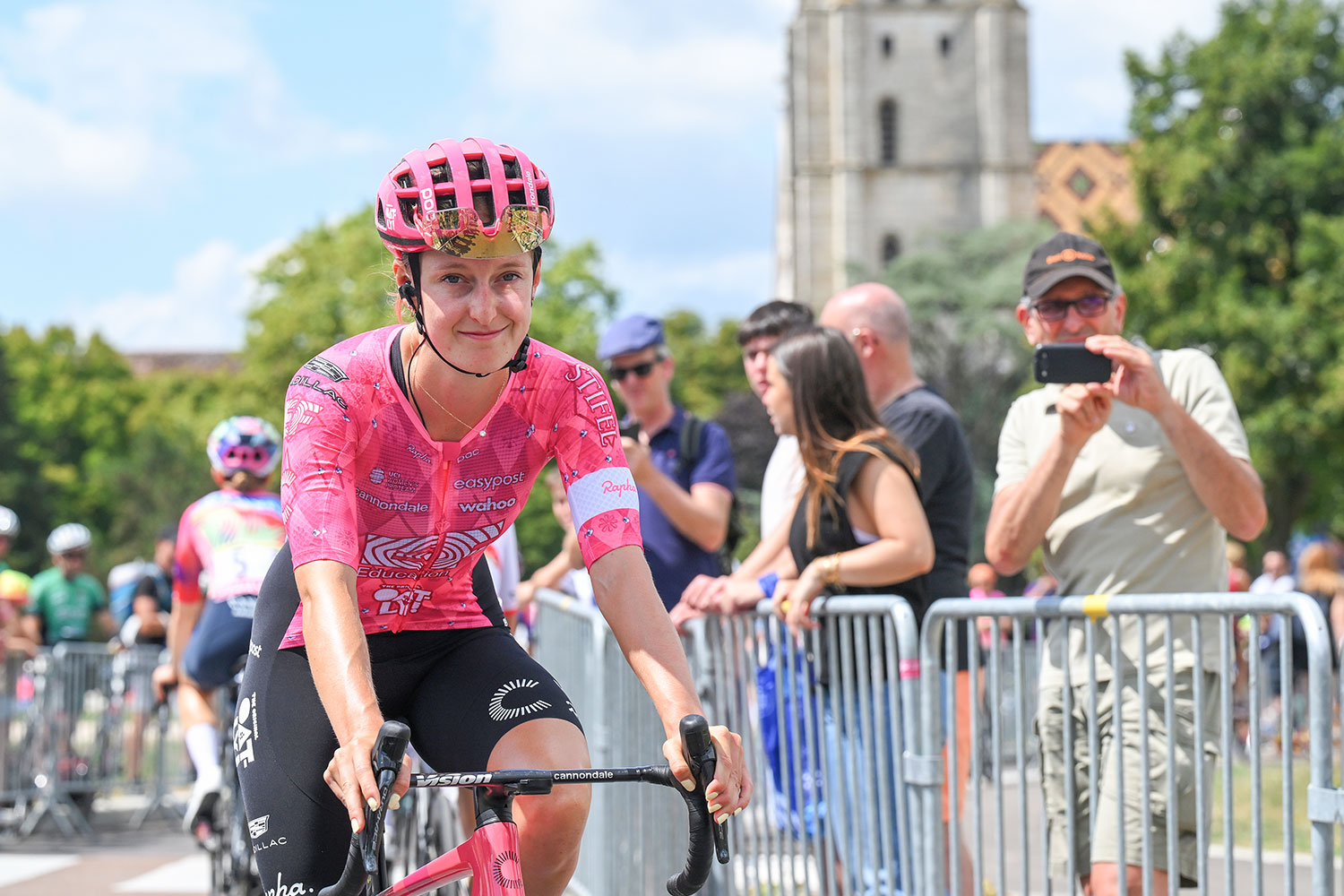 Bourg-en-Bresse, Francia-01 de agosto: Cedrine Kerbaol de Francia y Equipo EF Education-O-O-O-O-O-O-Olty the 4th Tour de France Femmes 2025, etapa 7 A 159.7 km de la etapa de Bourg-en-Bresse a Chambey / #uciwwt / el 01 de agosto, 2025 en Bourg-En-Bresse, France. (Foto de Tim de Waele/Getty Images)