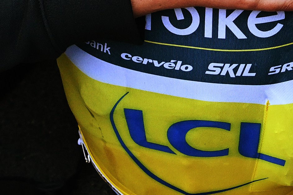 Una camiseta amarilla en el Tour de France Femmes