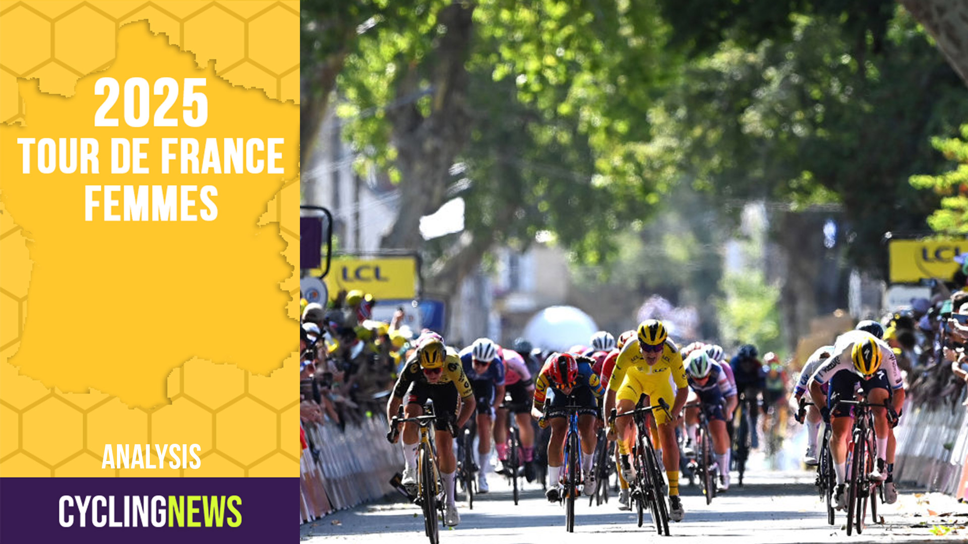 Montignac -Lascaux, Francia - 25 de julio: (LR) Marianne Vos de los Países Bajos y el Equipo Jumbo -Visma, Lotte Kopecky de Belgium y Team SD Worx - Proteo - Protegido Amarillo Jersey y ganadora del escenario de los Netraylands y el Equipo SD Worx - Protime Sprint en la Línea de la Etapa 2nd durante el Tour de France Femmes 2023, la etapa de los Países Bajos y el Equipo - Collonges-La-Rouge a Montignac-Lascaux / #uciwwt / el 25 de julio de 2023 en Montignac-Lascaux, Francia. (Foto de Tim de Waele/Getty Images)