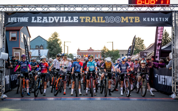 The elite women's field had a dedicated start at 6:10 a.m. MDT for the 2025 Life Time Leadville Trail 100 MTB