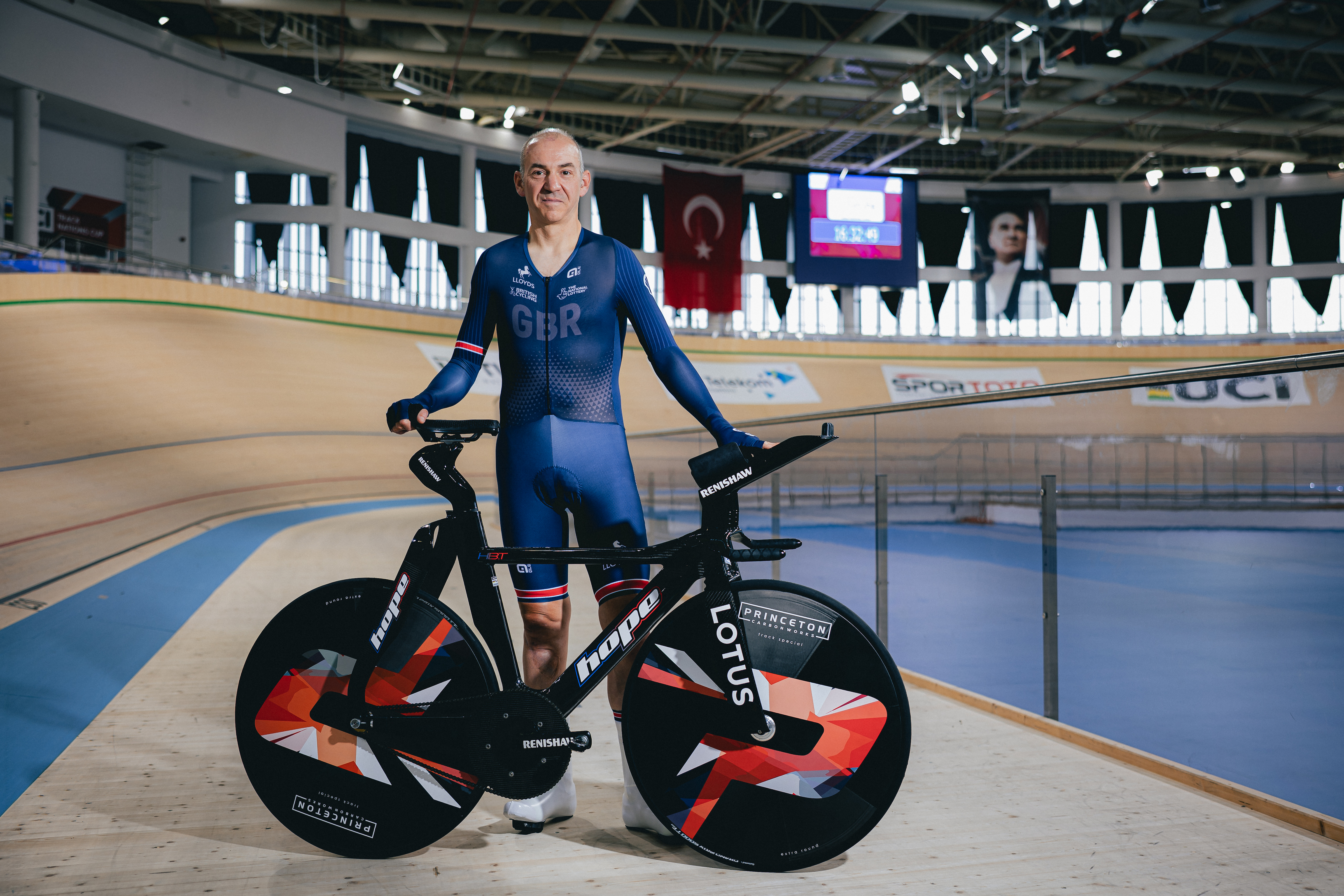 Detalles de la esperanza hb.t utilizada por el equipo de ciclismo de GB