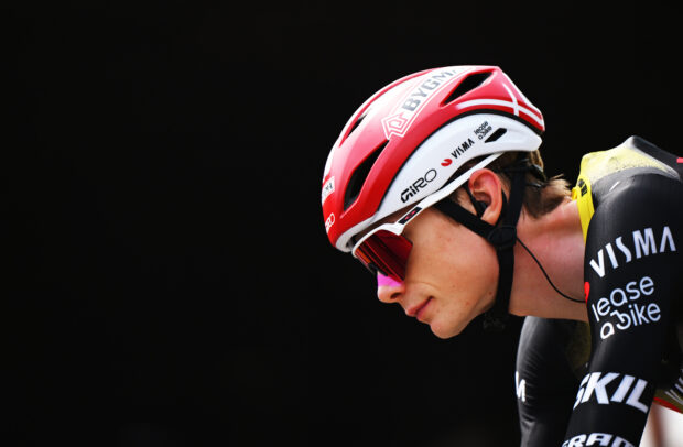 ENNEZAT, FRANCE - JULY 14: Jonas Vingegaard of Denmark and Team Visma