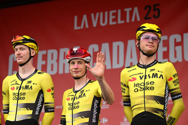Matteo jorgensen, Jonas Vingegaard and Sepp Kuss