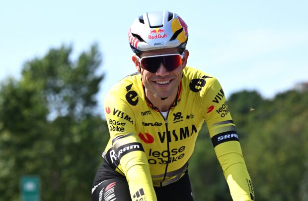 QUEBEC CITY, QUEBEC - SEPTEMBER 10: Wout Van Aert of Belgium and Team Visma