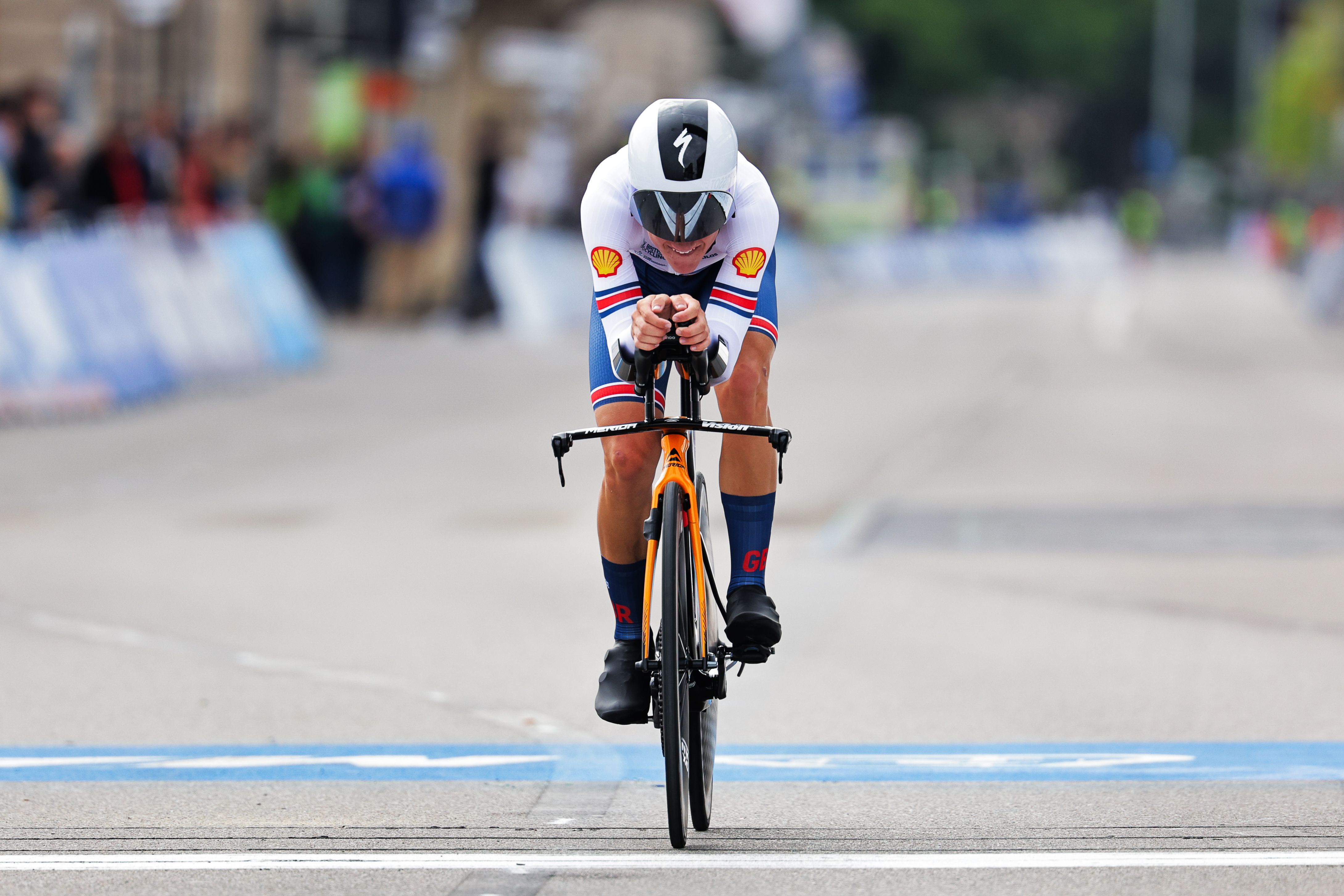 2024 Campeonato Mundial de Road Road y Para -Ciclismo - 23 de septiembre de 2024 Dylan Sage (Gran Bretaña) Por: Alex Whitehead/Swpix.com/Shutterstock