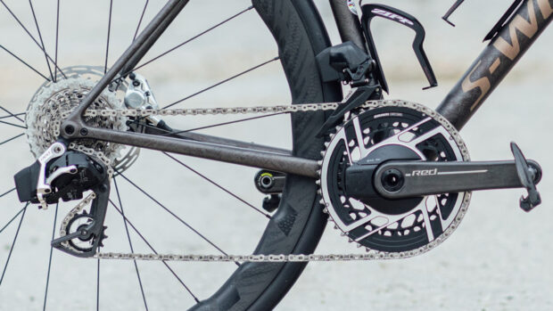 SRAM RED AXS fitted to a Specialized S-Works bike