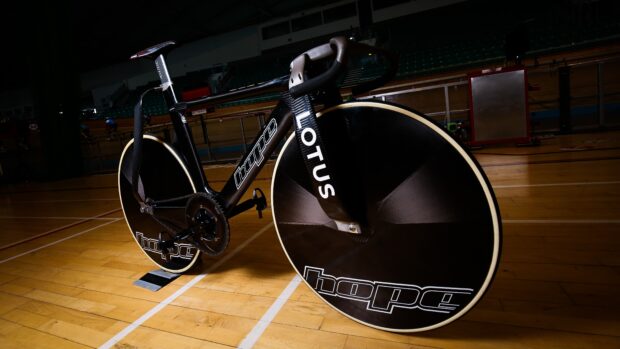 Ed Clancy's Hope / Lotus track bike