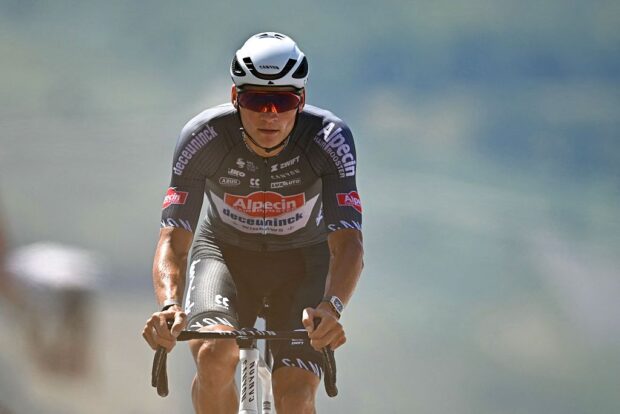 Mathieu van der Poel during the 2025 Tour de France