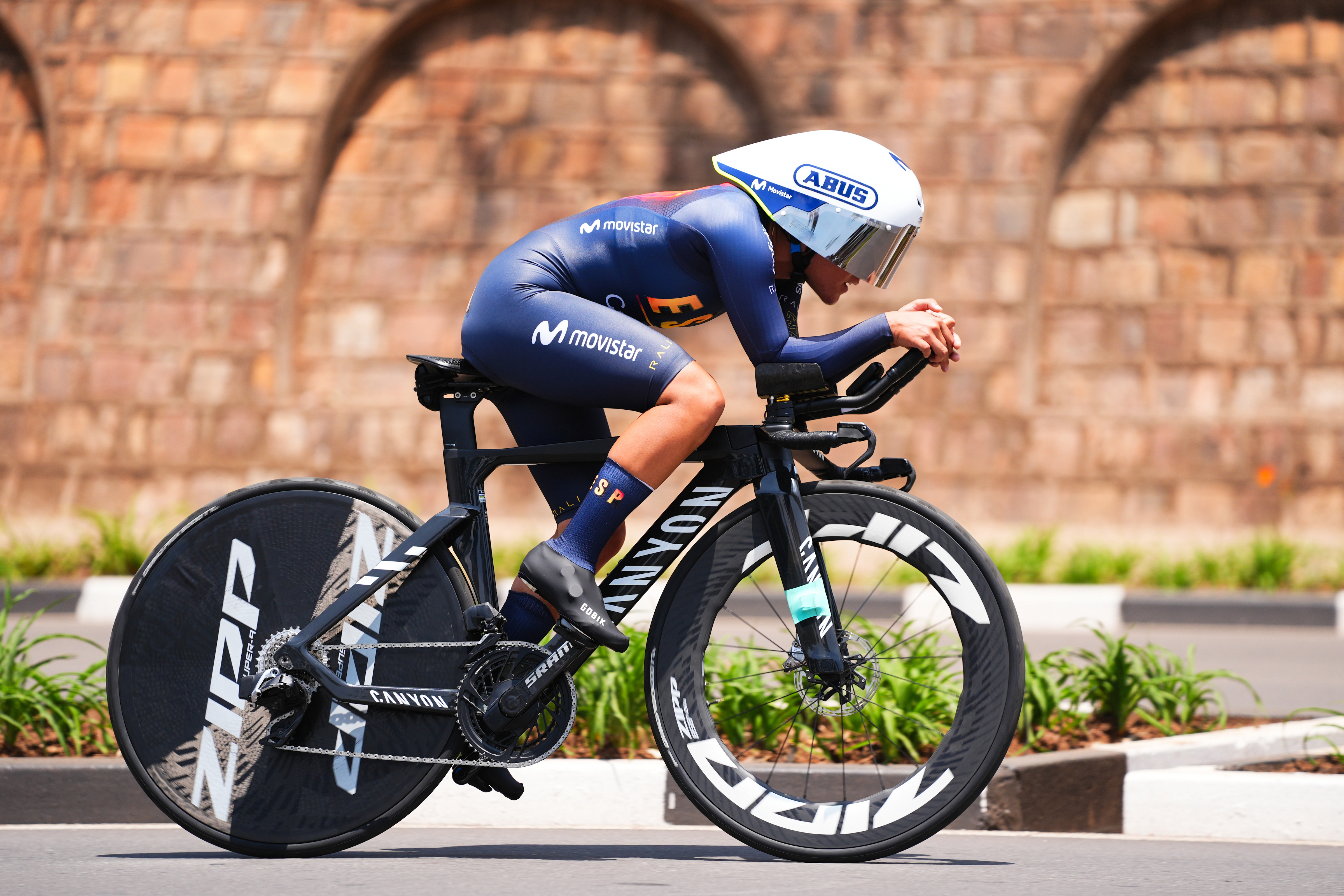 Ciclismo - Campeonato Mundial de Ruta UCI 2025 - BK Arena al Centro de Convenciones de Kigali, Kigali, Ruanda - Contrarreloj individual junior femenino (ITT) - Paula Ostiz Taco (España)