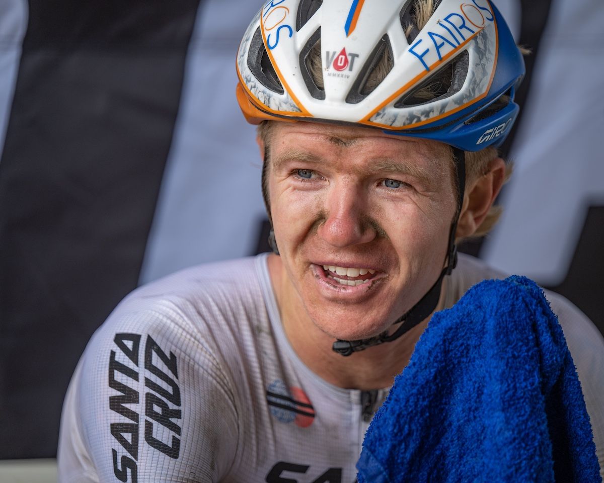 Keegan Swenson (Santa Cruz htSQD) at Sea Otter Gravel, the opening round of the Life Time Grand Prix series