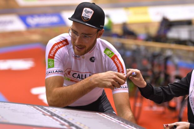 Jan-Willem van Schip at a track race