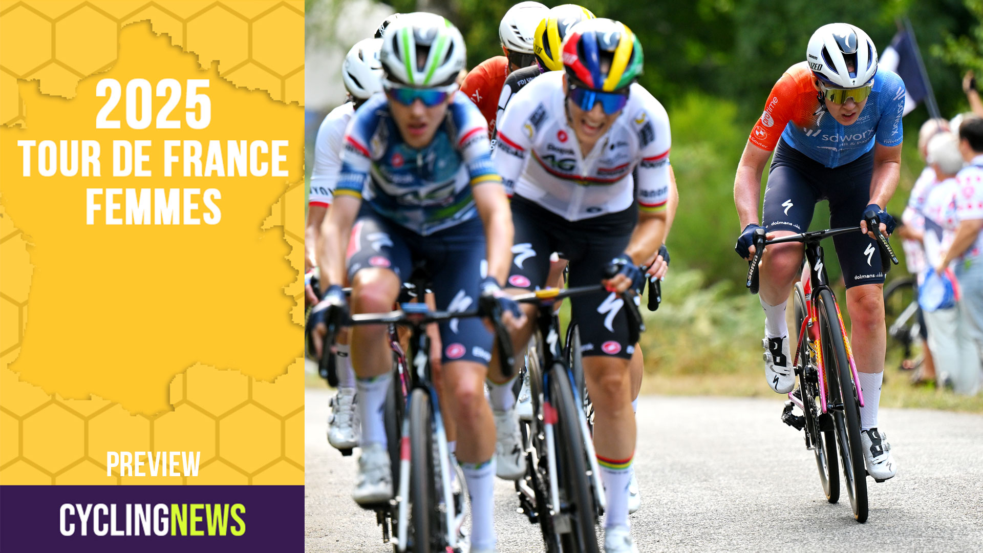 GUERET, FRANCIA - 30 DE JULIO: Anna Van Der Breggen de Holanda y el equipo SD Worx - Protime compite en la escapada durante el 4to Tour de Francia Femmes 2025, Etapa 5, una etapa de 165,8 km desde Chasseneuil-du-Poitou (Futuroscope) hasta Gueret / #UCIWWT / el 30 de julio de 2025 en Gueret, Francia. (Foto de Tim de Waele/Getty Images)