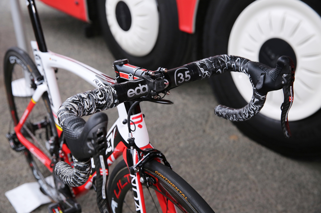 Cinta de camuflaje negra y gris para Greipel